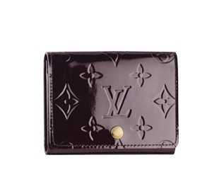 1:1 Copy Louis Vuitton Monogram Vernis Business Card Holder Wallet M91409 Replica - Click Image to Close